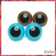 2 PAIRS 30mm Blue/Brown Plastic eyes, Safety eyes, Animal Eyes, Round eyes